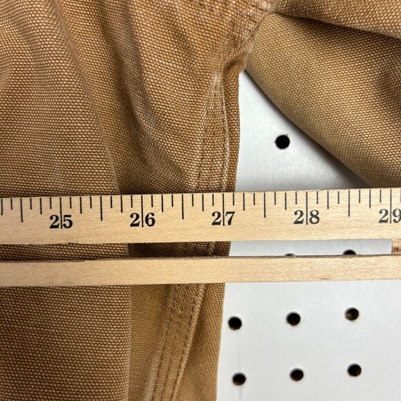 Vintage Carhartt Active Jacket 2XL XXL Plaid Lined Faded Work Wear MLGW Memphis - Picture 7 of 9
